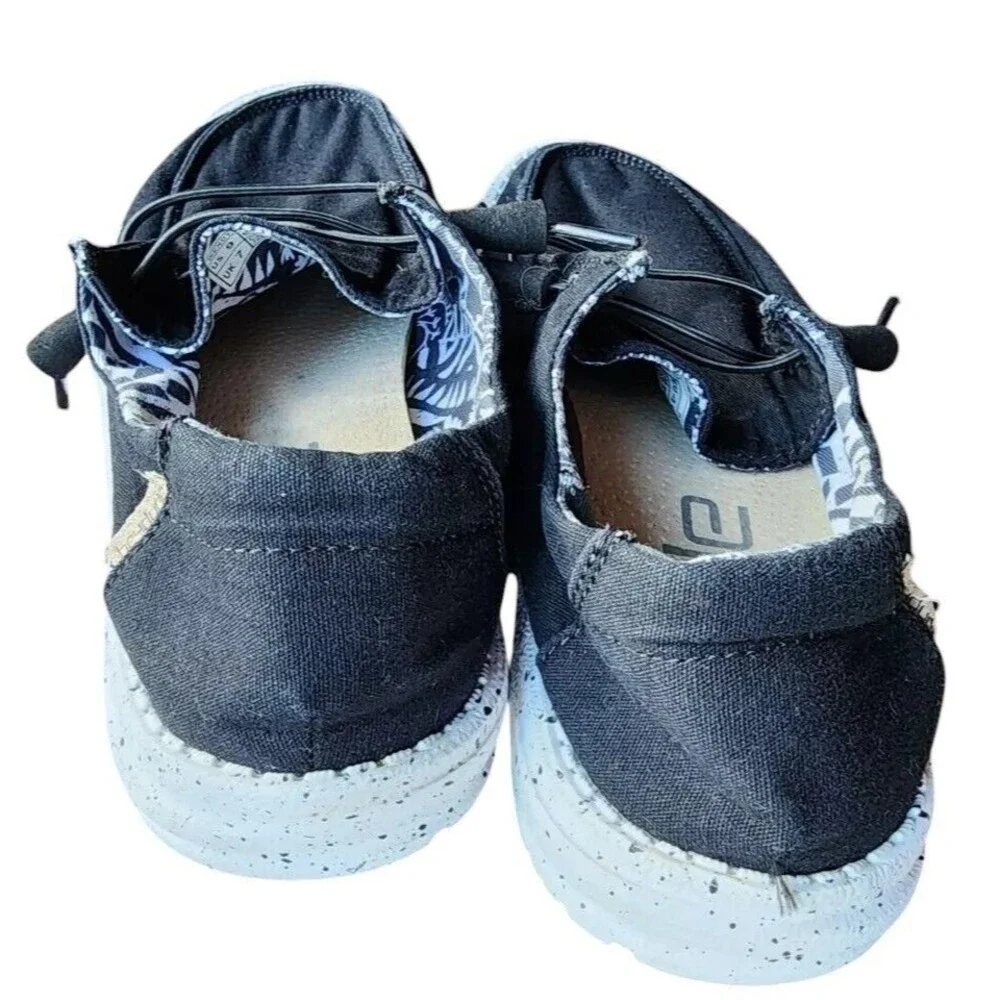 Hey Dude Wendy Size 9 Black Odyssey EU 40 WASHABLE Comfort